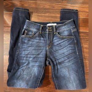 KanCan Double Button Skinny Jeans